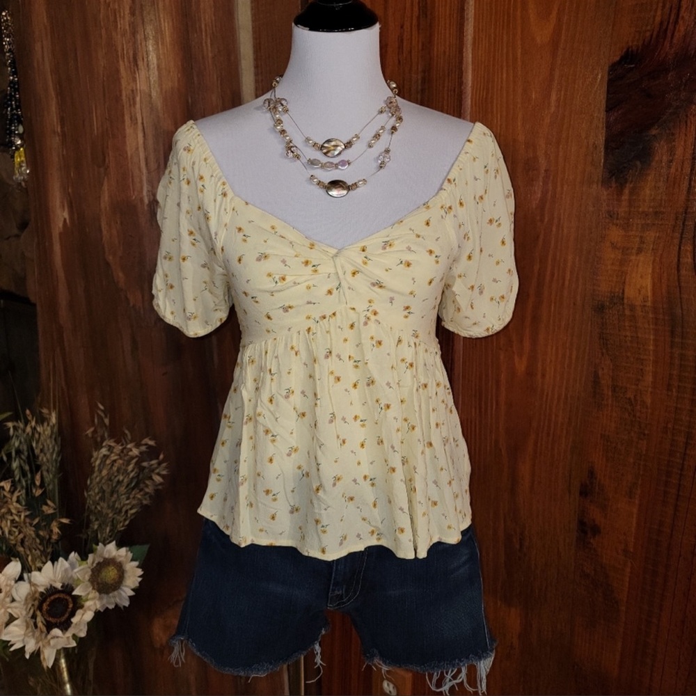 American eagle peplum top small